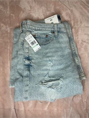 Women’s Light Blue Distressed Jeans